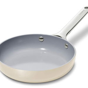 Caraway Nonstick Ceramic Mini Fry Pan (1.05 qt, 8") - Non Toxic, PTFE & PFOA Free - Oven Safe & Compatible with All Stovetops (Gas, Electric & Induction) - Cream