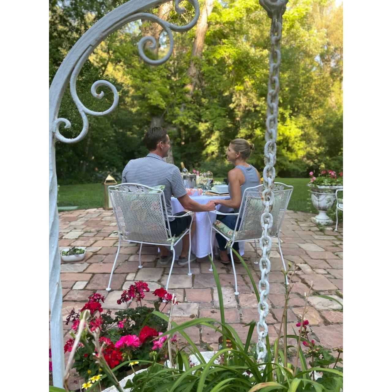 Our engagement dinner!
