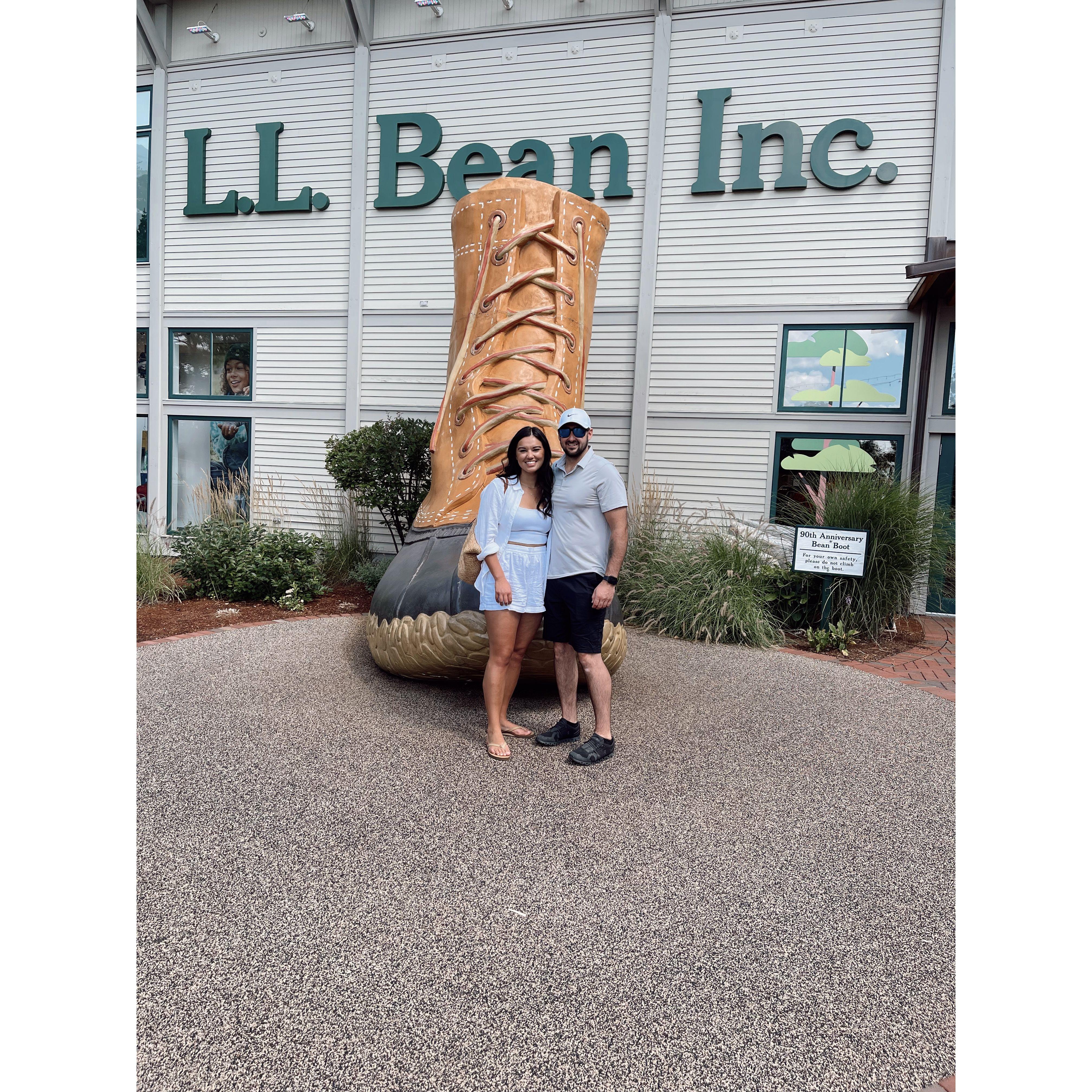 I needed a picture in front of THE BOOT