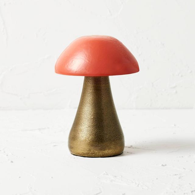 Medium Mushroom Figure Orange/Gold - Opalhouse™ designed with Jungalow™