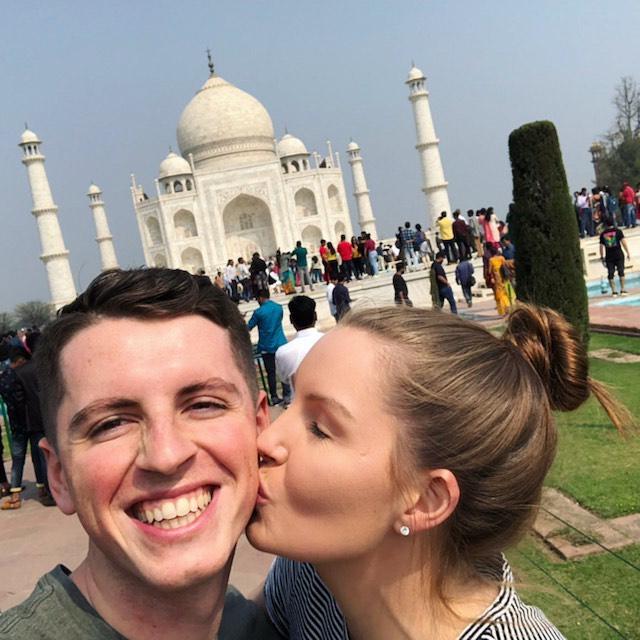 This is from our trip to India