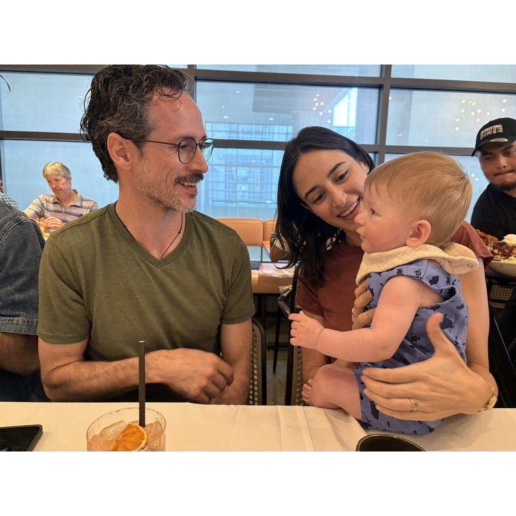 Meeting baby August together for the first time!