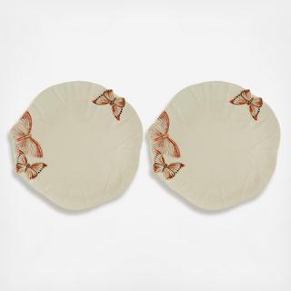 Cloudy Butterflies By Claudia Schiffer Charger Plate, Set of 2