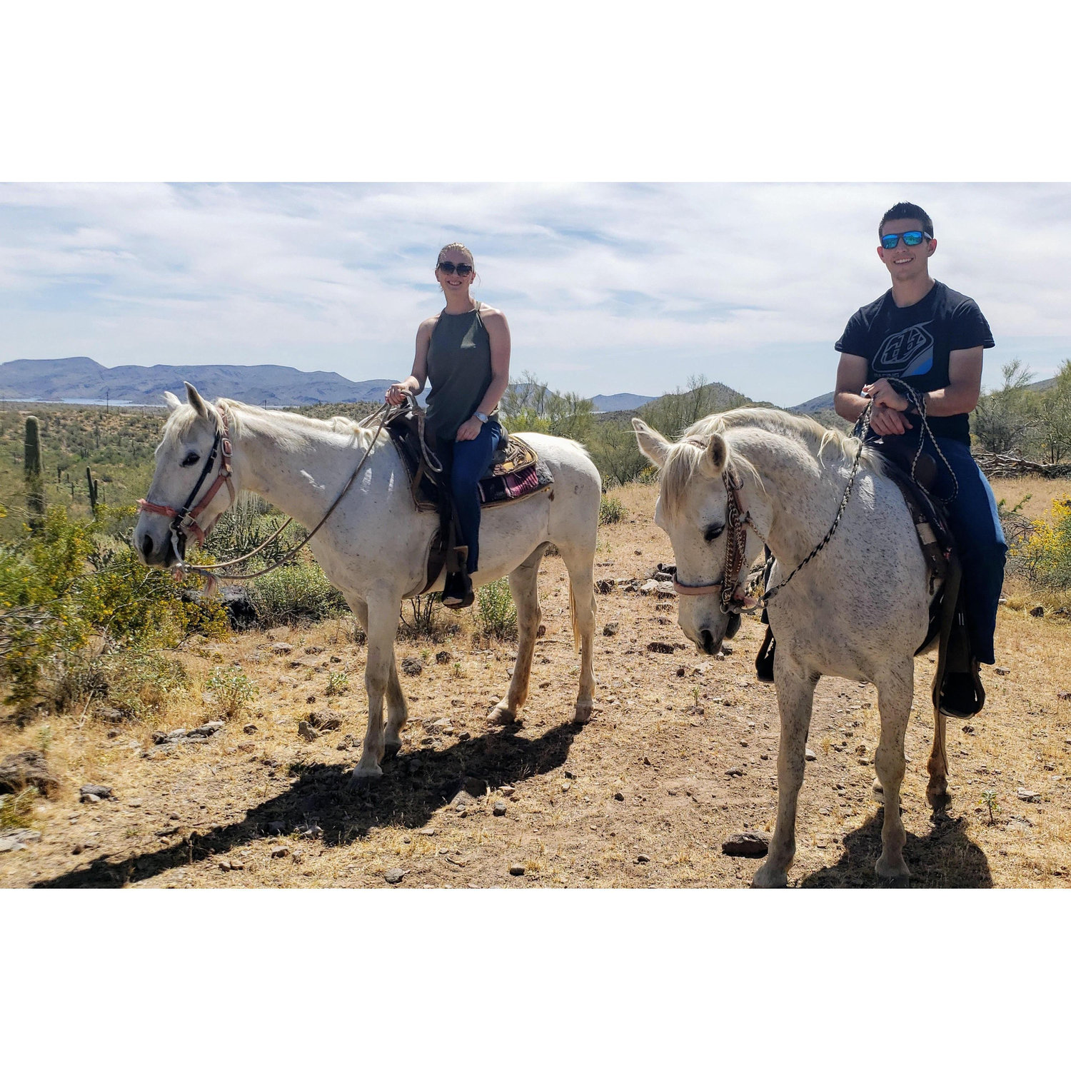 Max turned 25 so we went horseback riding in the desert!