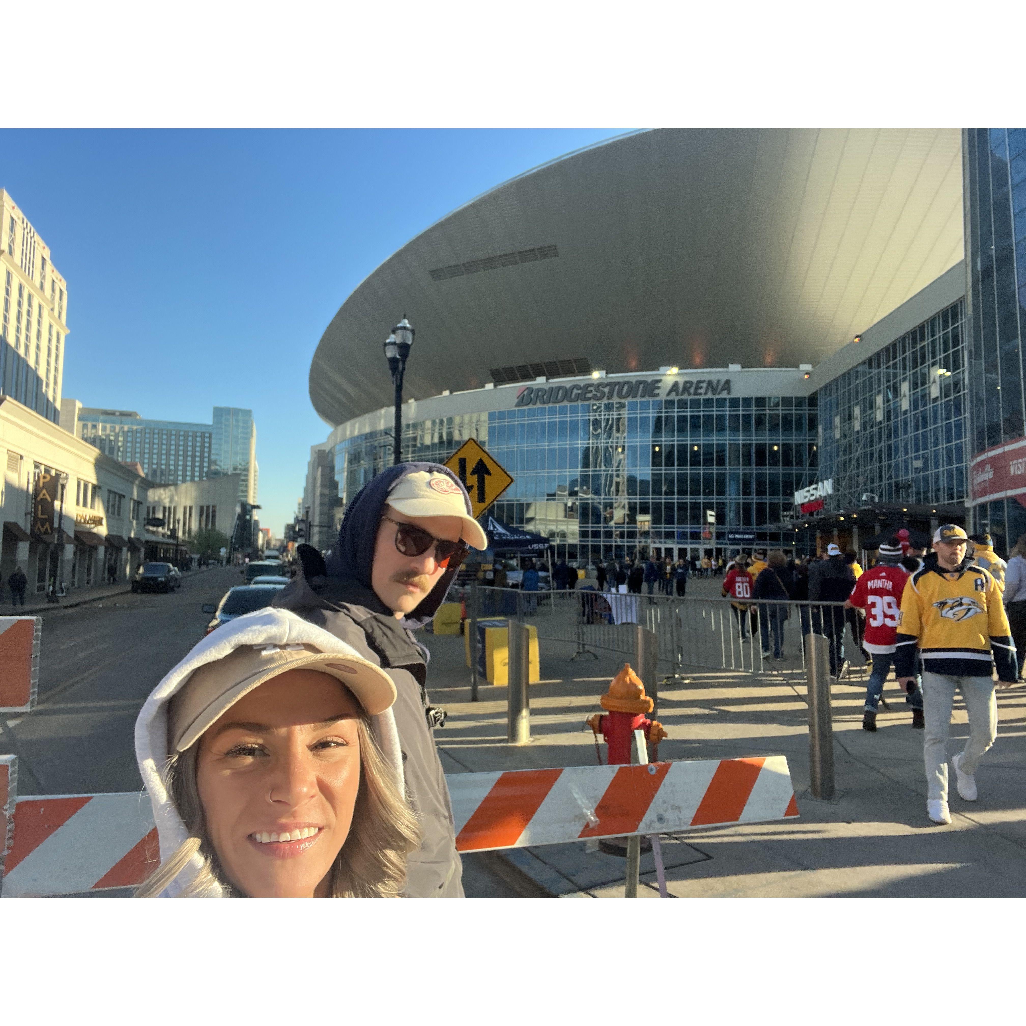 The Bridgestone Arena.