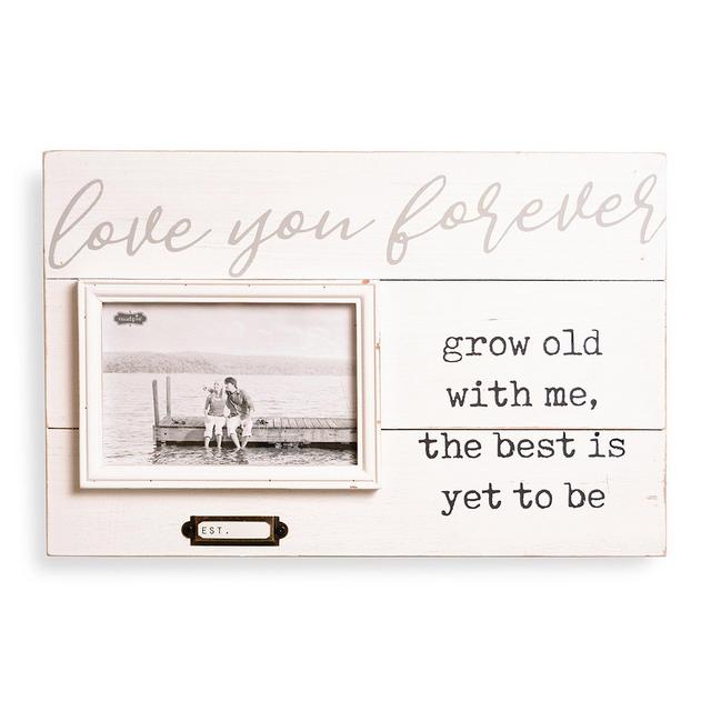Mud Pie Love You Forever Wood Frame