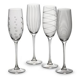 Mikasa® Cheers 8 oz. Toasting Flutes (Set of 4)