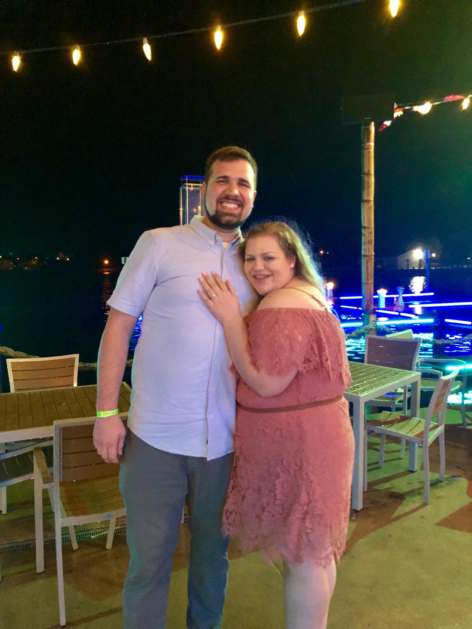 May 11th 2019. Chesapeake Inn seeing our favorite band (Triple Rail Turn) after getting ENGAGED!!!