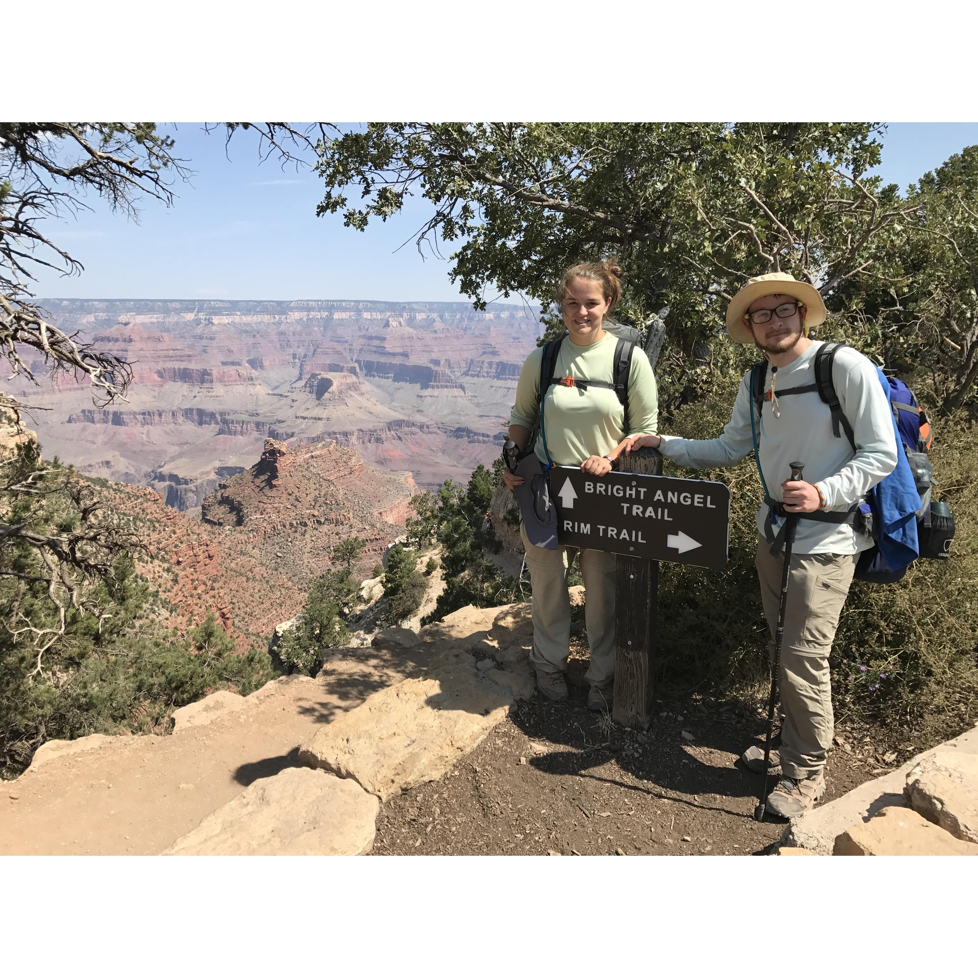 If we could survive hiking the Grand Canyon together, we could survive anything!