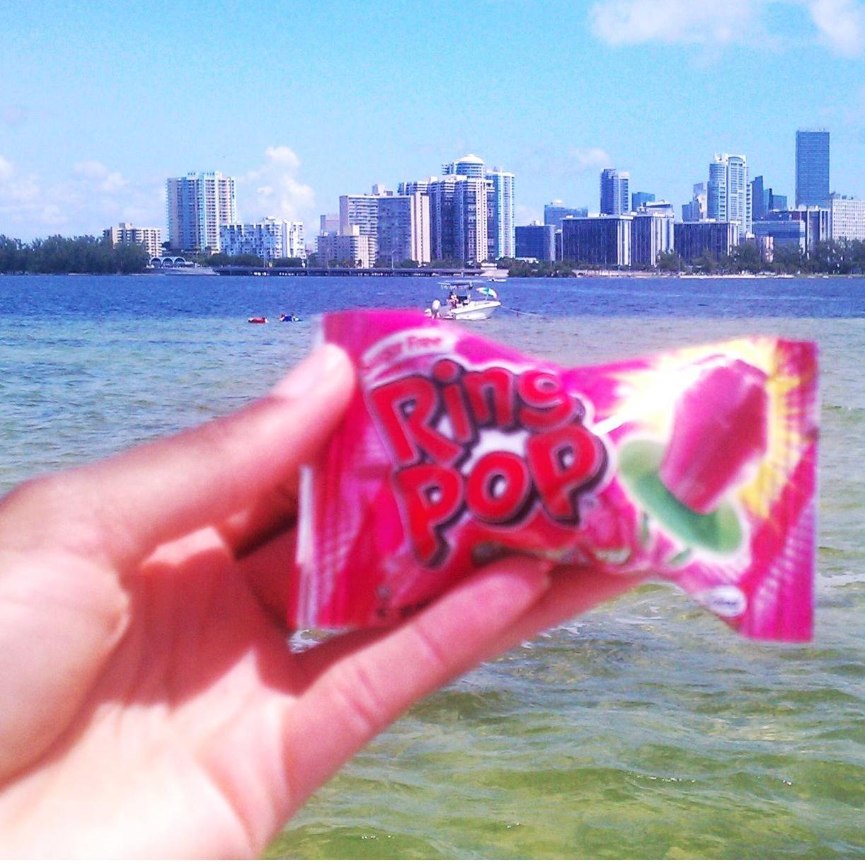 On this day, Matt took me out on a water excursion boat trip. He asked me to be his girlfriend & gave me a ring pop to make it "official". He said that one day he hoped we would be able to upgrade it.