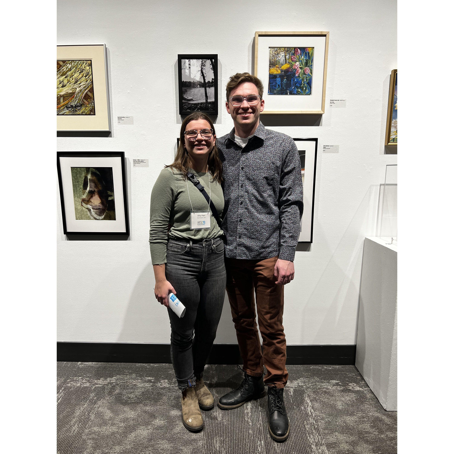 Amy's art exhibition!