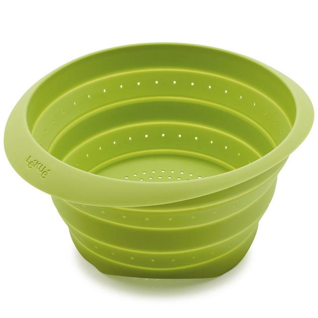 Lékué Collapsible Colander, Green