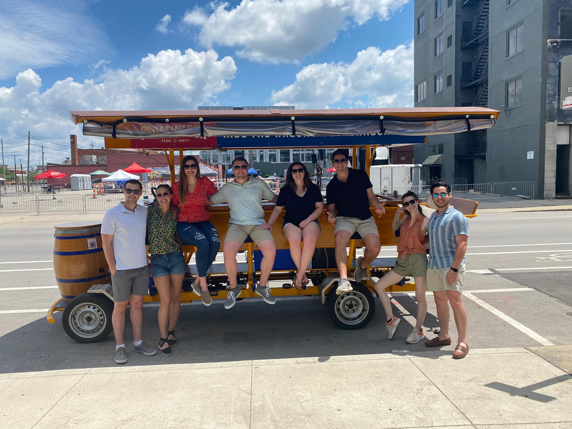 A trip to Columbus to reconnect / meet David’s college friends and their significant others