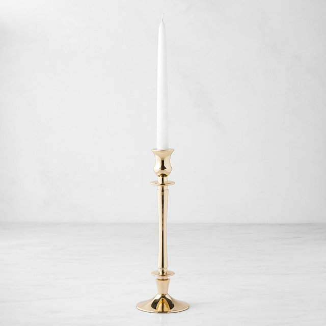 Heirloom Brass Taper Holders, Tall