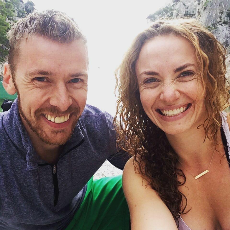 After hiking down into Parc national des Calanques outside of Marseille, France. September 2015.