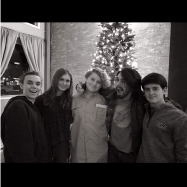 from left to right Eli, Morgan, Angus, Mason, Seth
