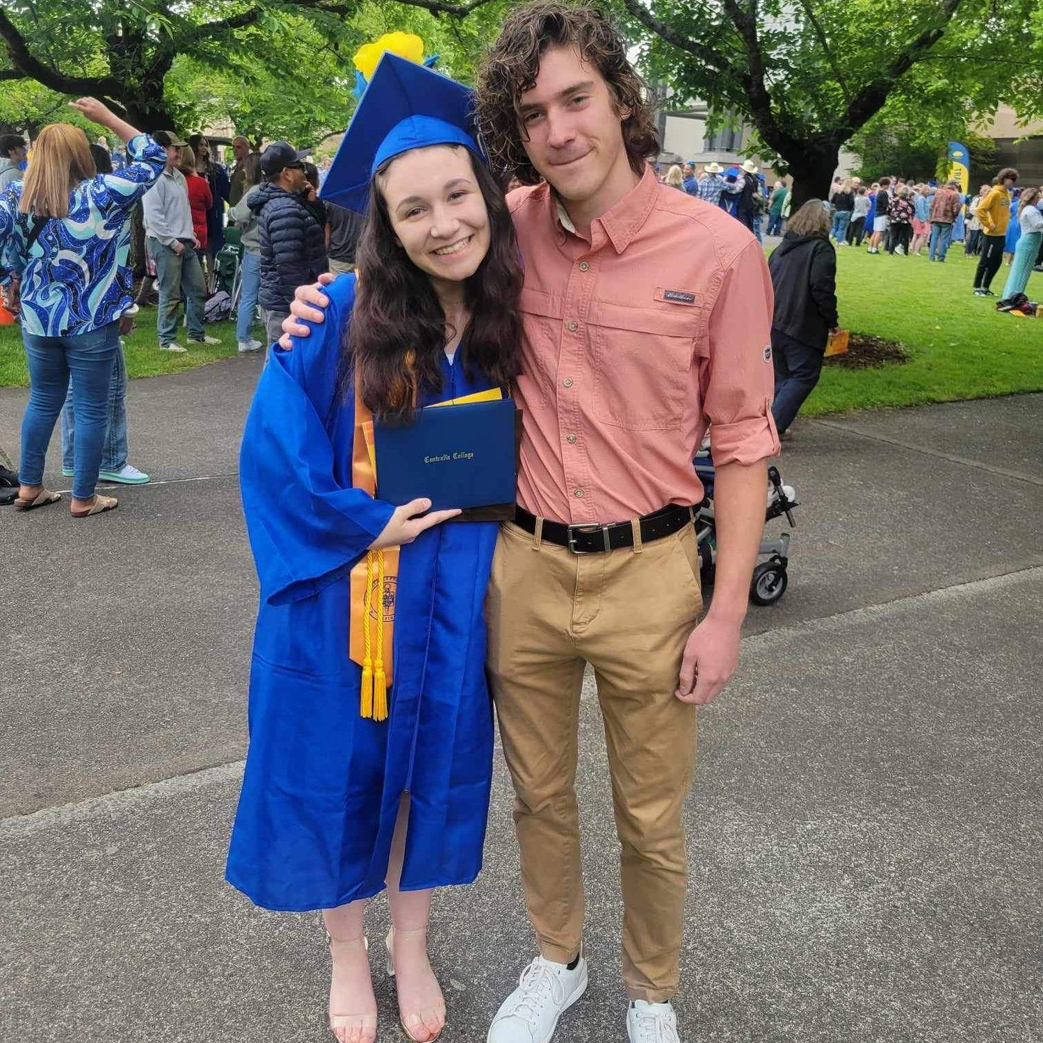 Aleena's highschool graduation.