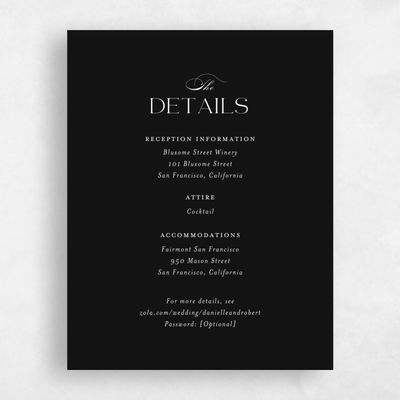 Black Wedding Enclosure - Hilltone
