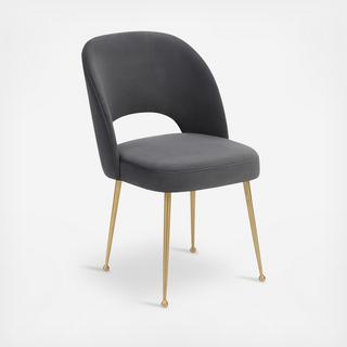 Swell Velvet Dining Chair