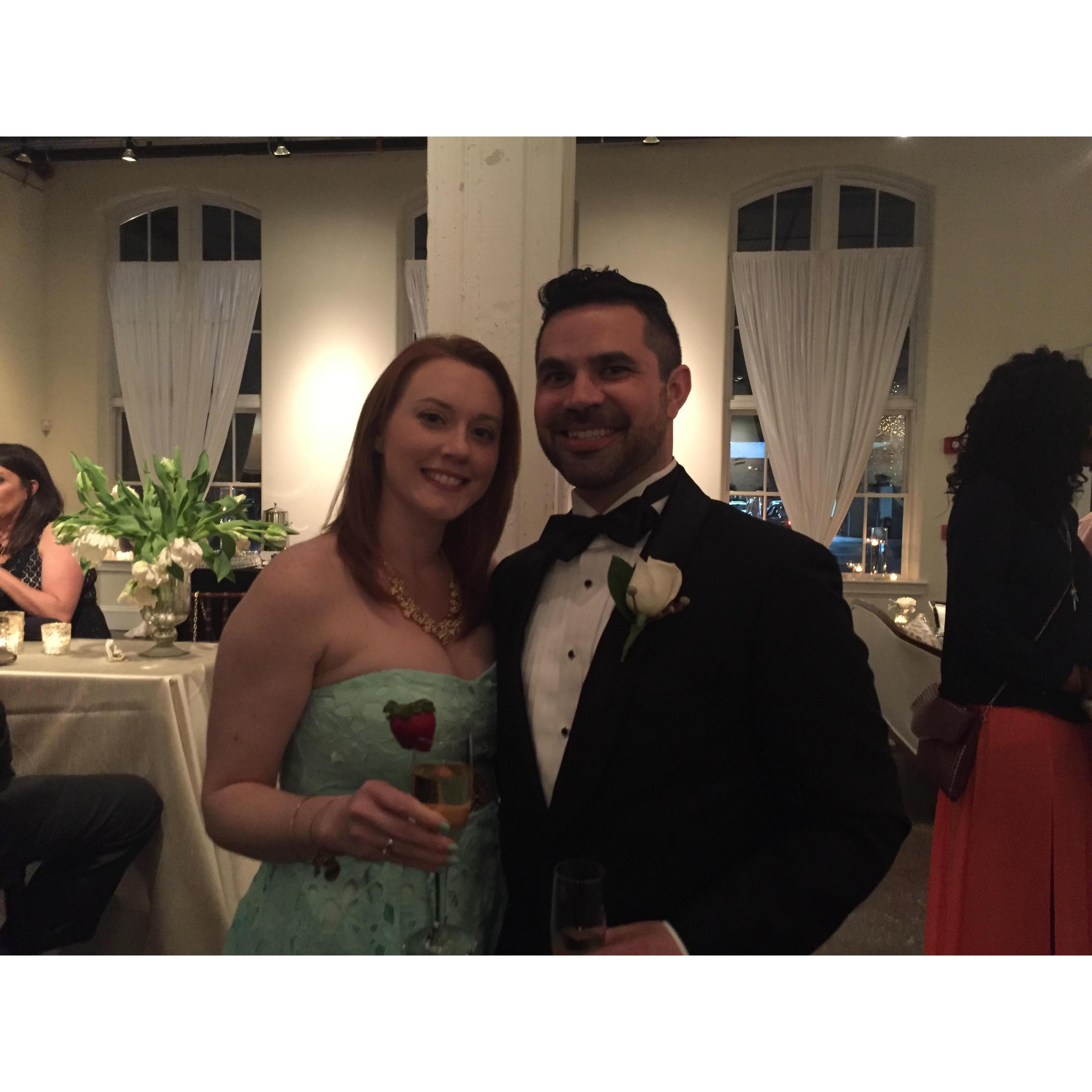 Our first wedding; Alejandro and Meredith in South Carolina.