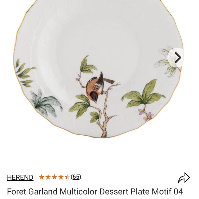 Herend desert plate #4