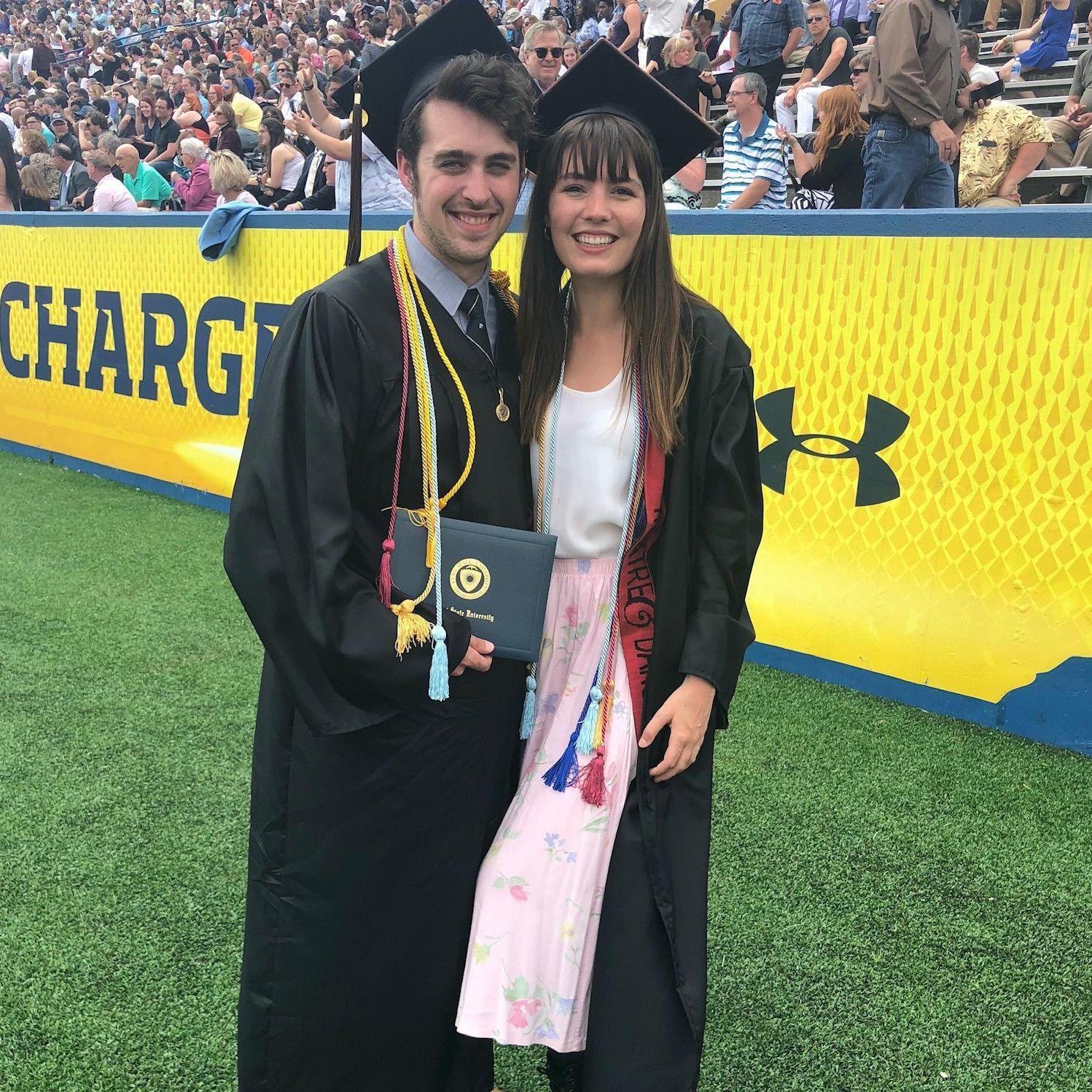 Four year later, we found ourselves at graduation getting ready to move to New York City.