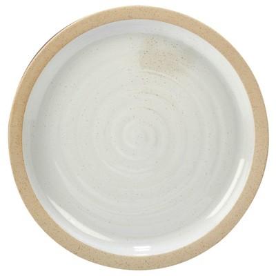 Certified International Artisan Ceramic Serving Platter 14" - White/Brown