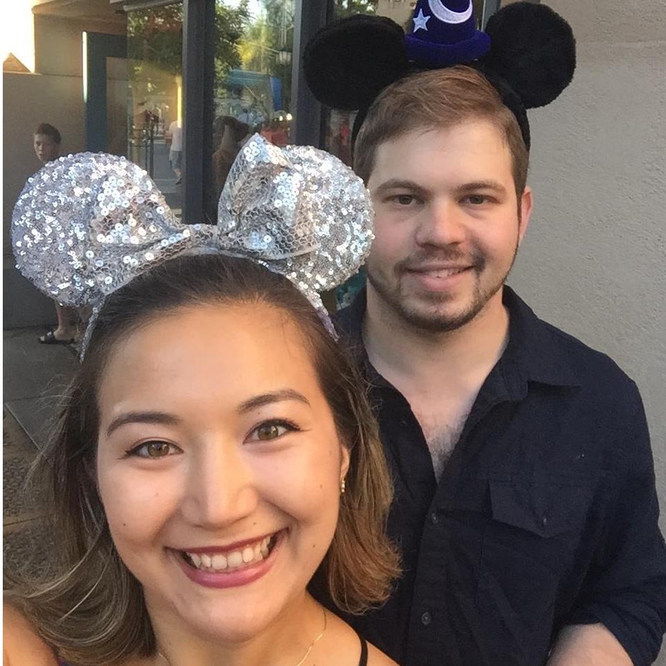 First photo together on the first date - 7/2/16, Disneyland