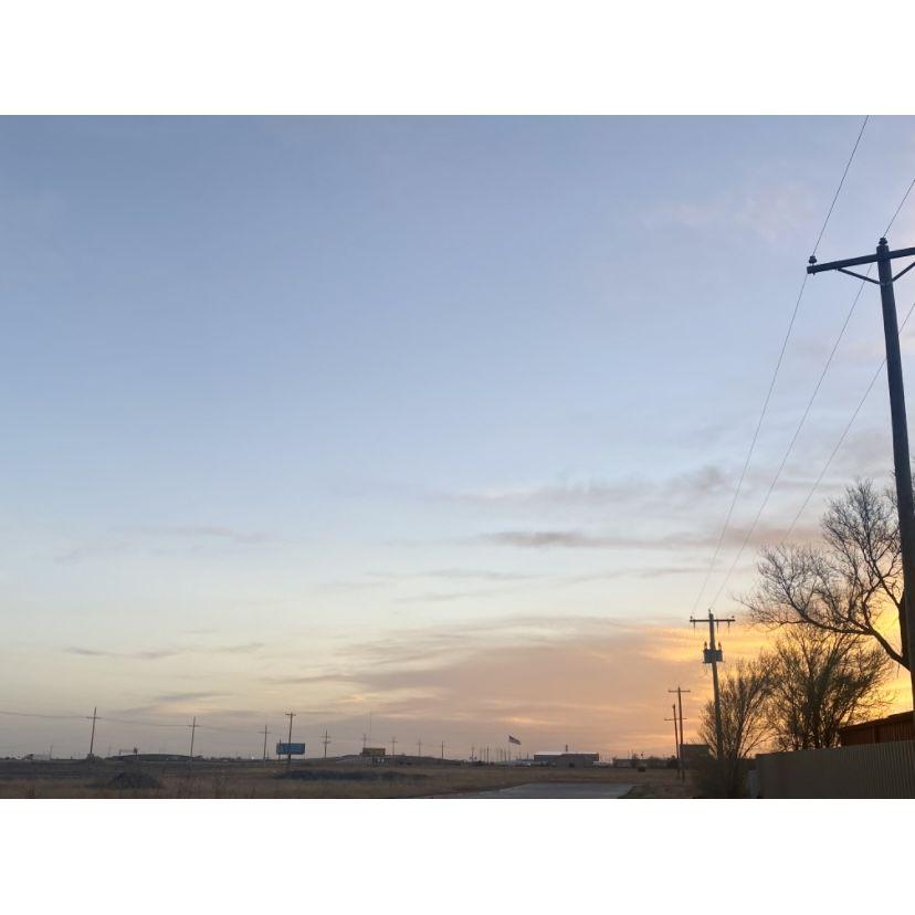And then we packed up and moved to Texas! This was our first Texas sunset (Amarillo).