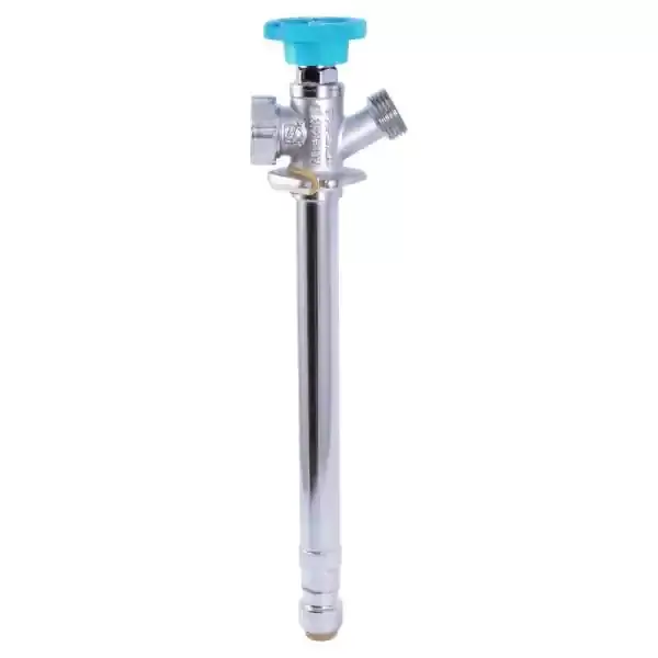1/2 in. Push-to-Connect x 3/4 in. MHT x 8 in. Brass Anti-Siphon Frost Free Sillcock Valve