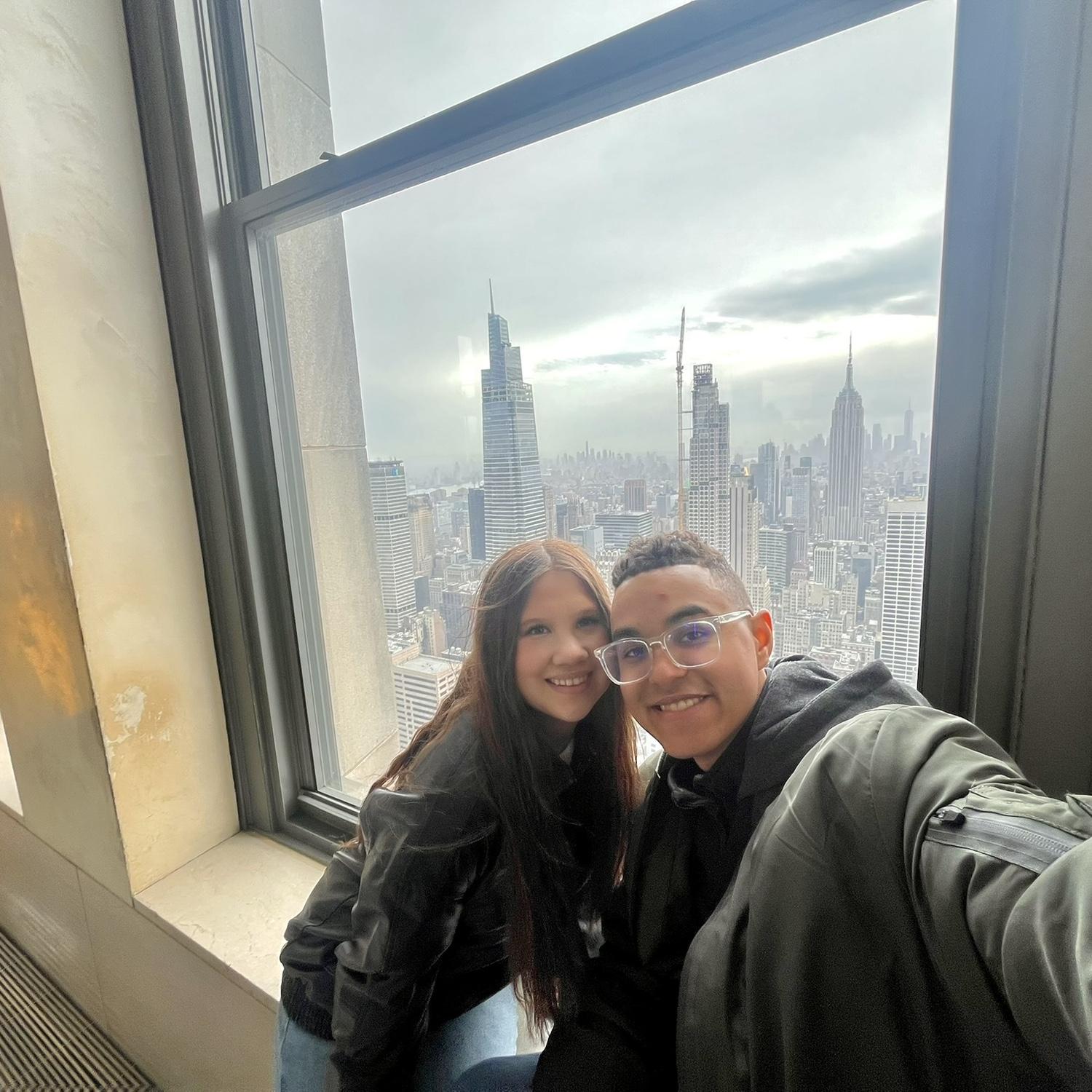 Our favorite home away from home—New York memories with my favorite person.