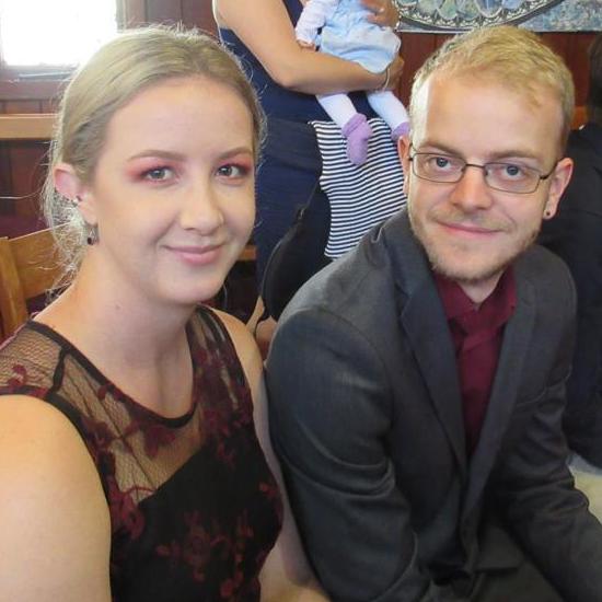At my cousin's wedding in Feilding in April 2019.