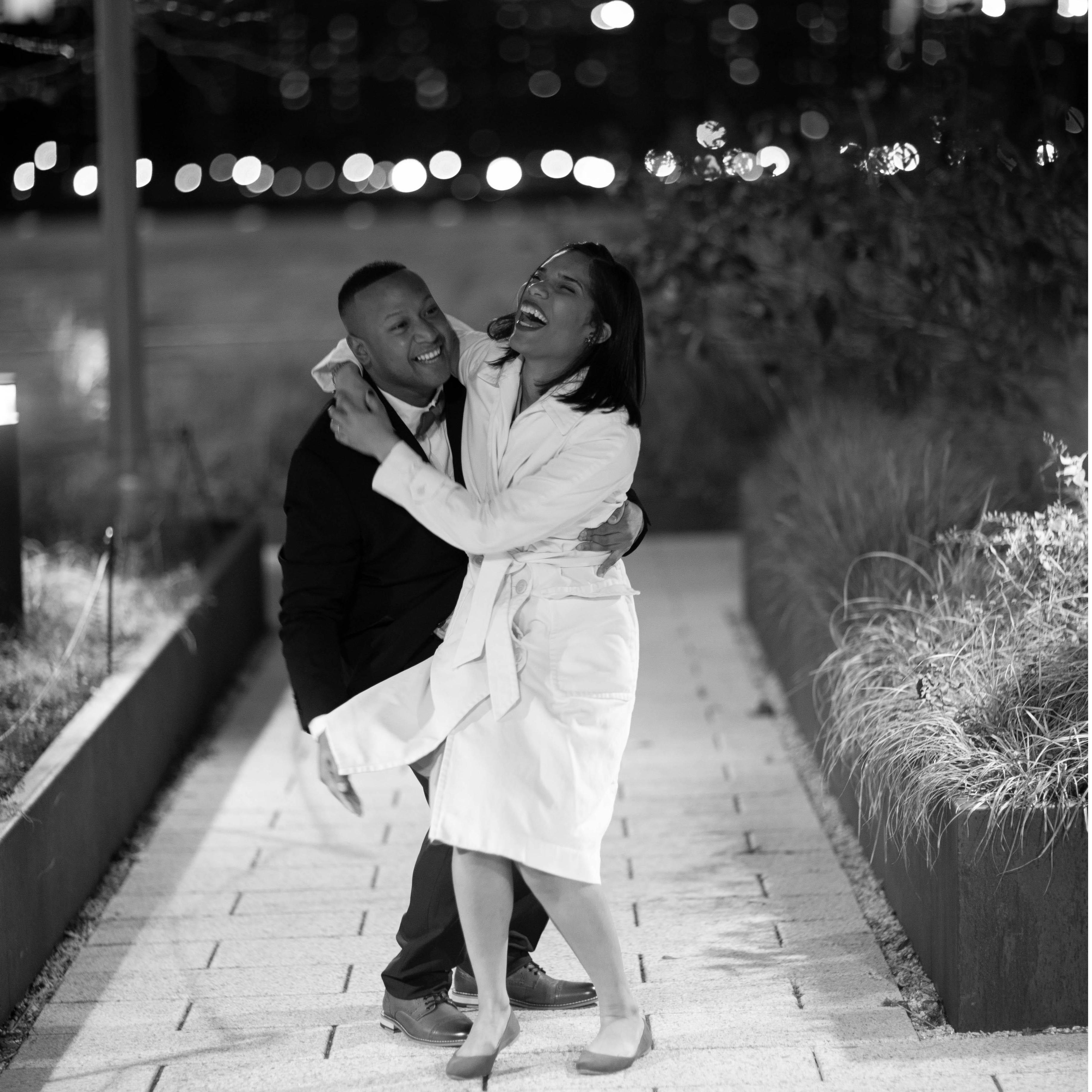 "Happiness is being silly Together"