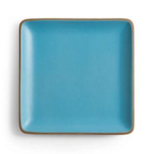 Heath Plaza 9x9 Plate in Cyan