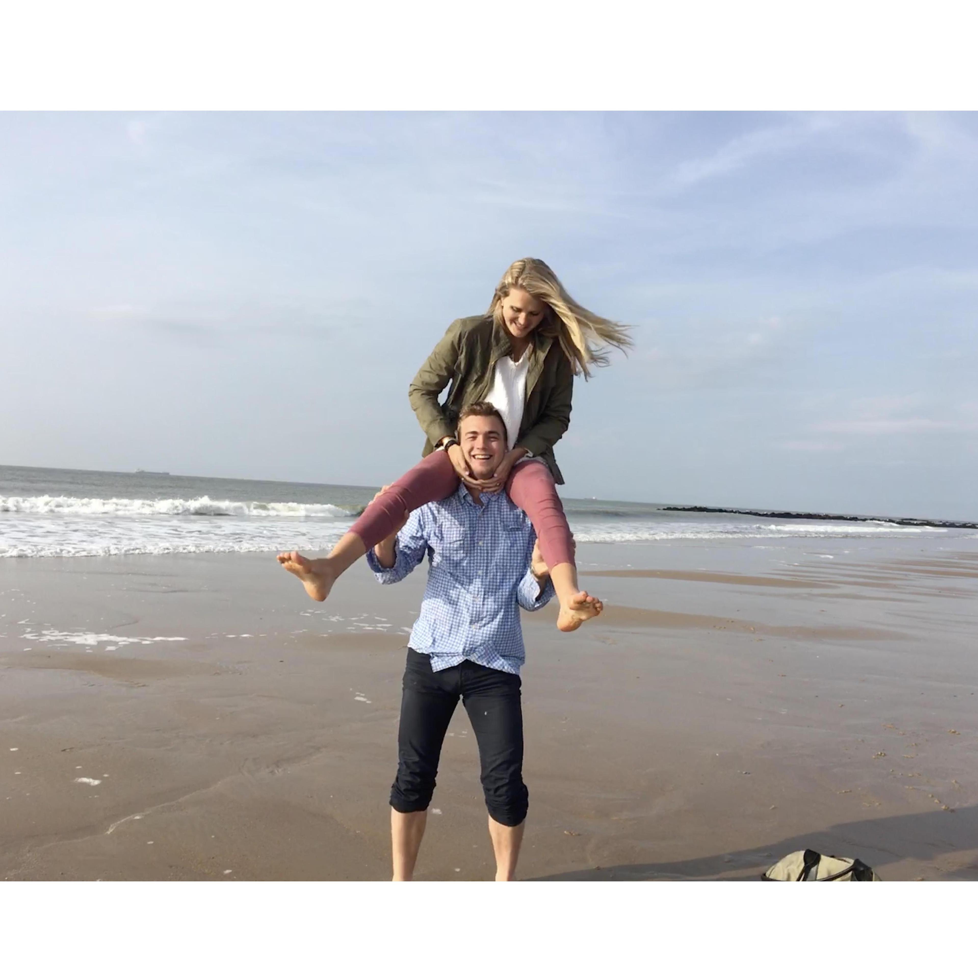 Seaside of Knokke, Belgium, June 2016