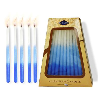 Hand-Dipped Hanukkah Candles from Israel