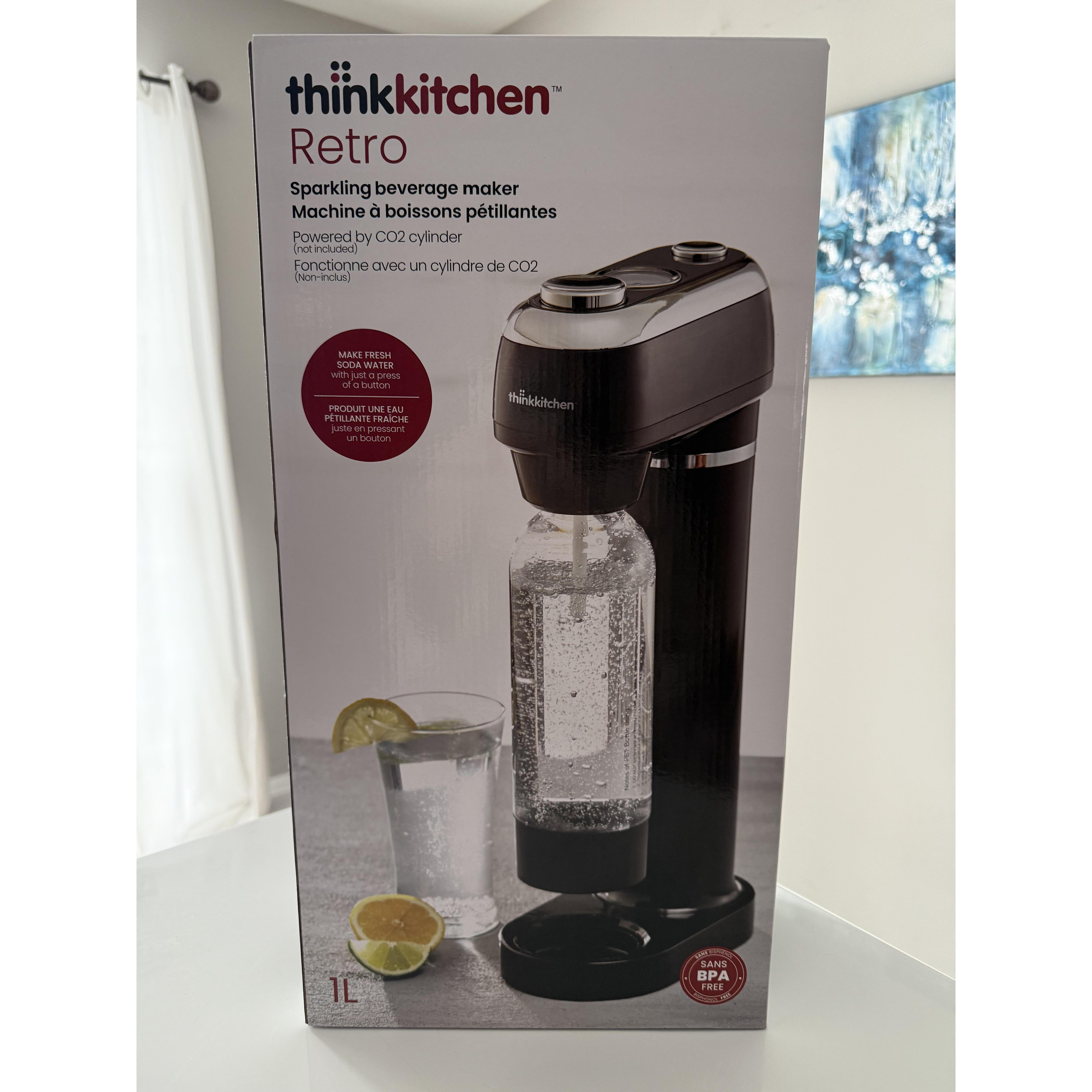 Sparkling Beverage Maker Powered with C02 Soda Stream Cylinders