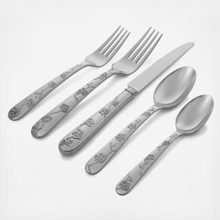 Orchid 5-Piece Flatware Set, Service for 1