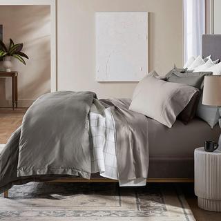 Signature Hemmed 4-Piece Organic Cotton Sheet Set