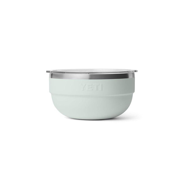 YETI Rambler Bowl, Vacuum Insulated, Stackable and Nestable Stainless Steel Bowl with Lid, 2 Quart, Ridgeline