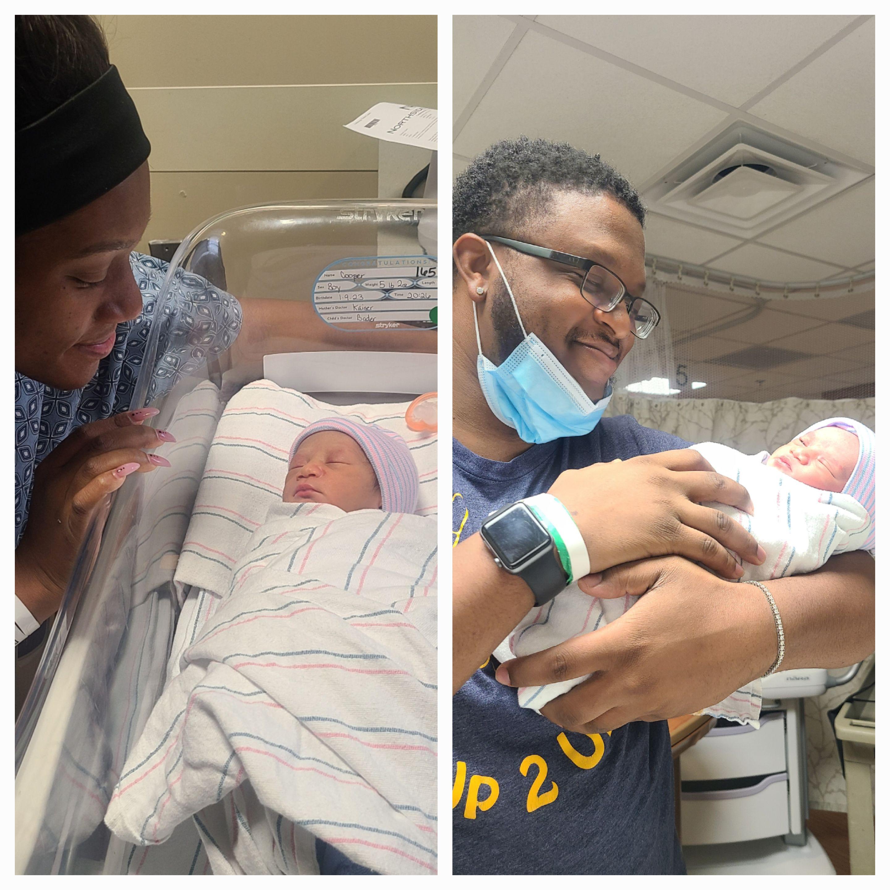 The birth of our son Amari! January 09, 2023