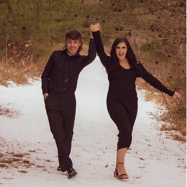 Our photographer told us to "walk like were drunk and hold hands" Lol