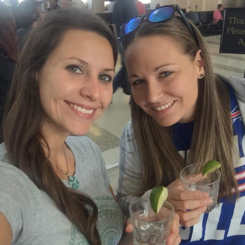 When I taste tequila.... pre-flight shots