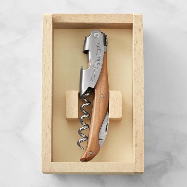 Laguiole Jean Dubost Waiters Corkscrew, Olivewood