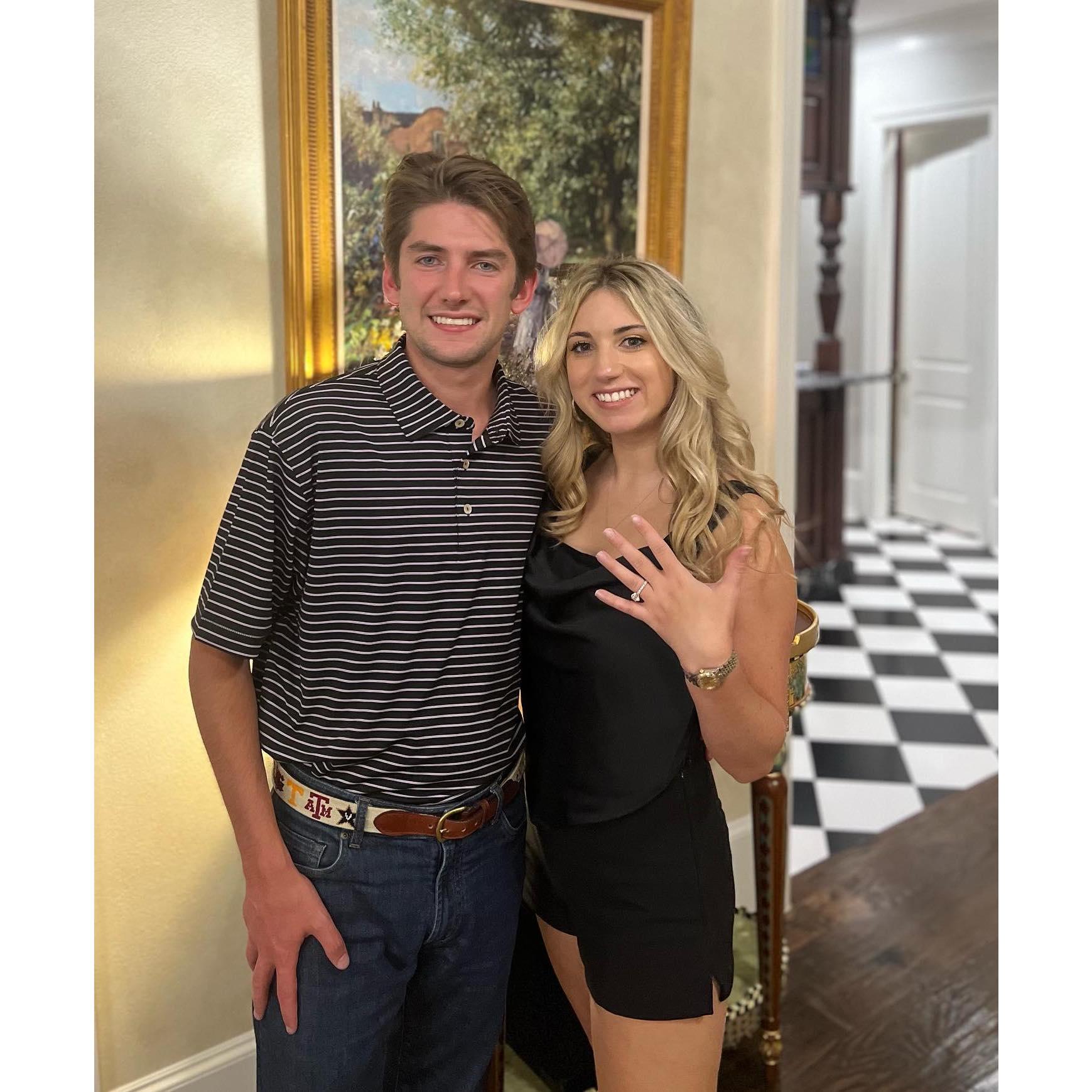 The day we got engaged - July 22, 2022