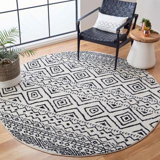 Tulum Round Moroccan Bohemian Rug