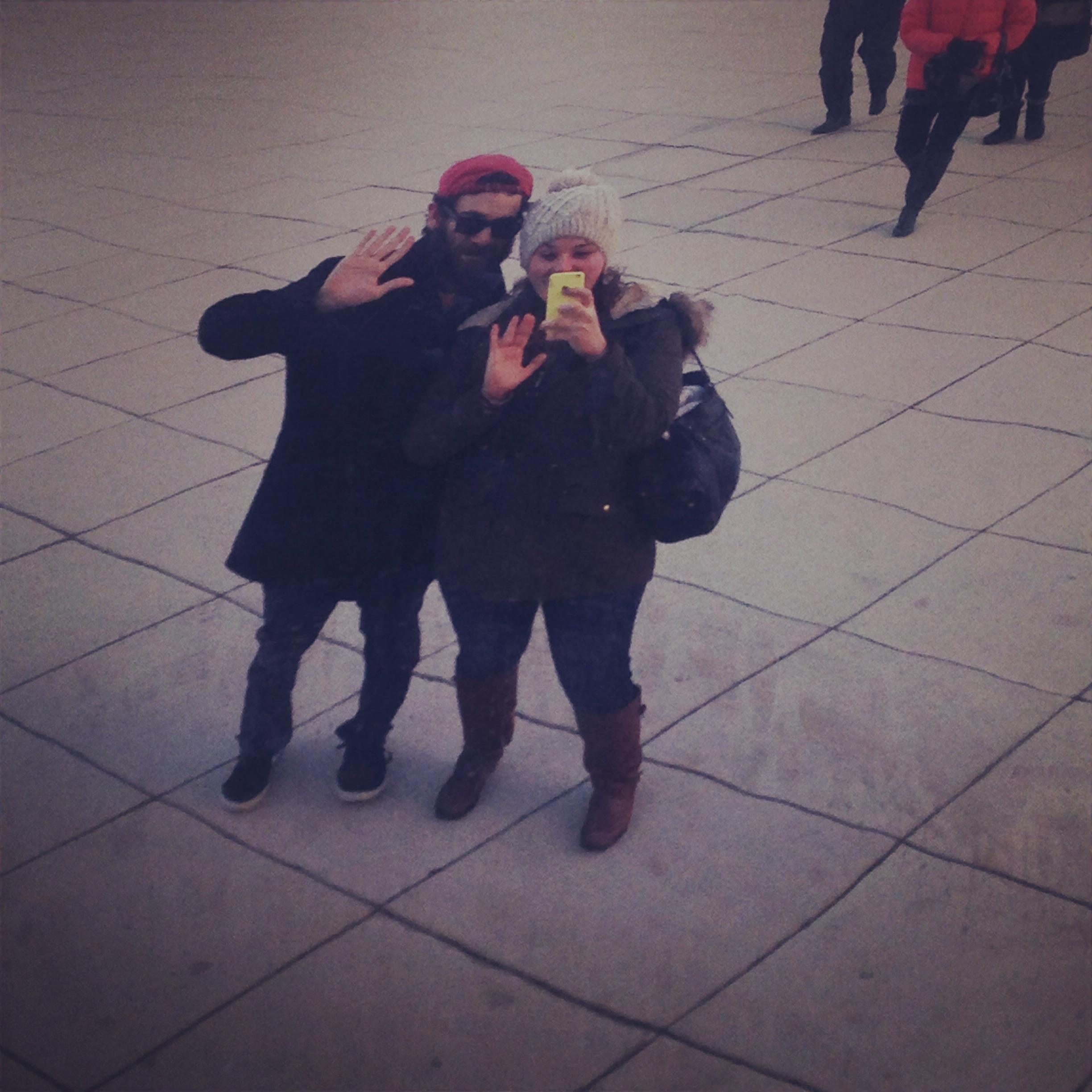 First Picture together at "The Bean" in Chicago!