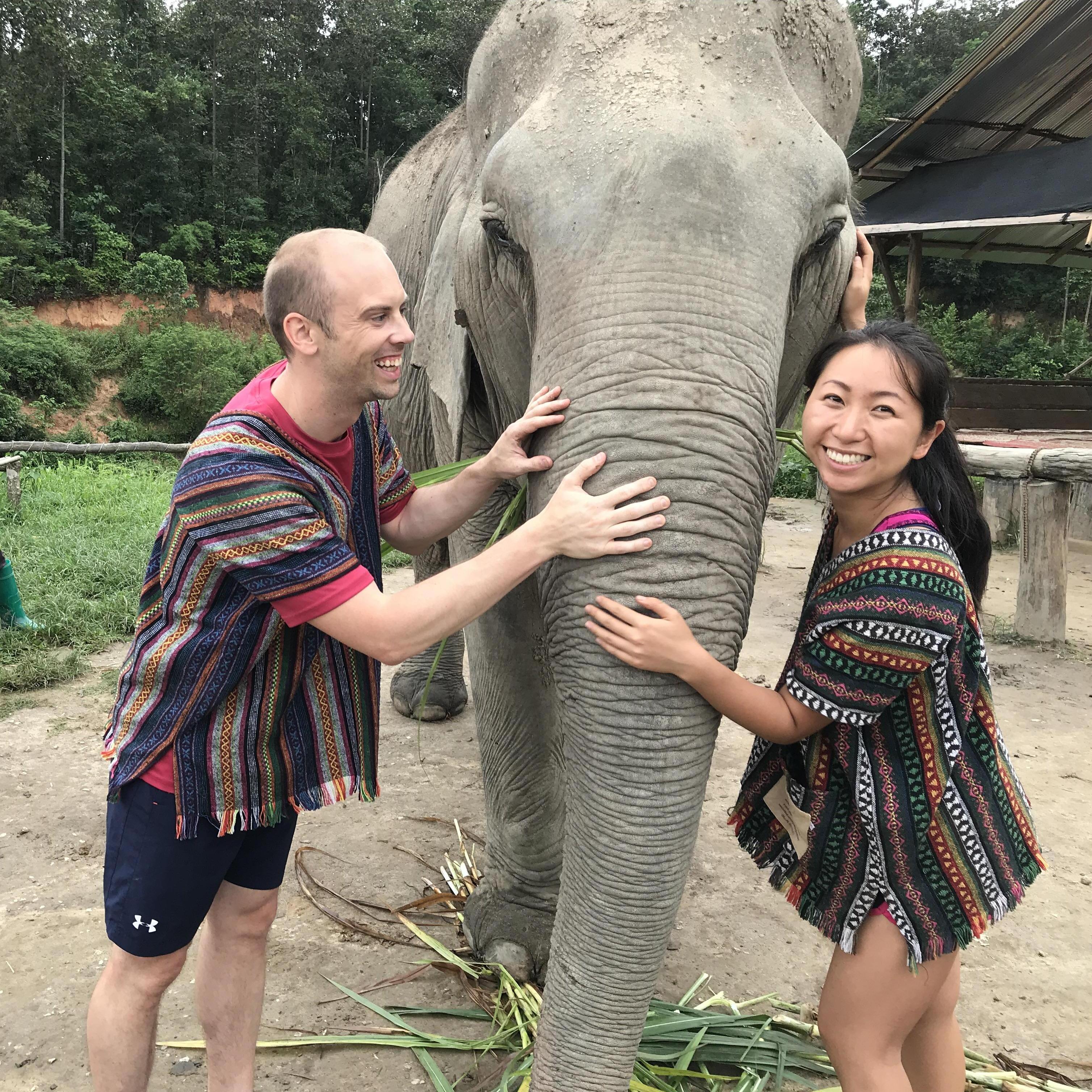 We met some beautiful, gentle friends in Thailand