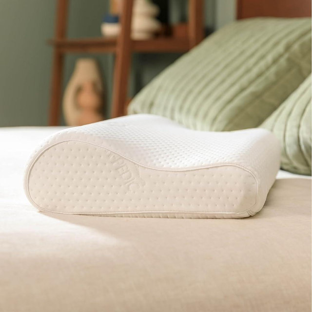 TEMPUR-Pedic, Standard TEMPUR-Neck Pillow, Small Profile-2-Pack, White 2 Count