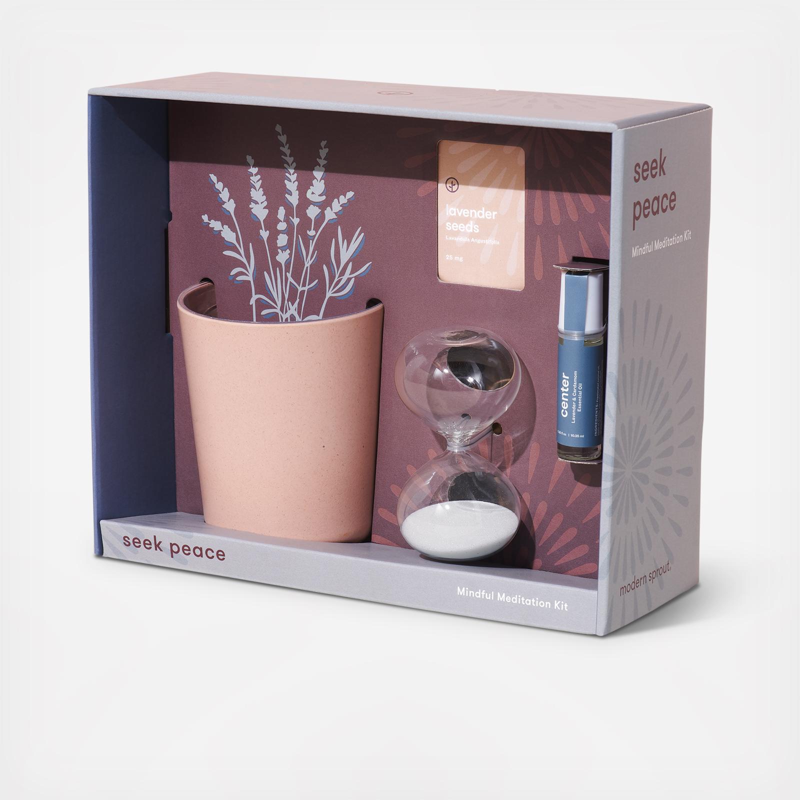 Modern Sprout, Seek Peace Mindful Meditation Kit | Zola